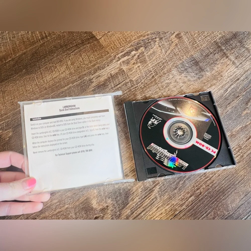 Lamborghini: American Challenge – MS-DOS CD-ROM (Titus Interactive, 1990s)